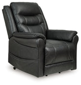 Warmstead Furniture - Ashley Furniture - Oatman Living Room - Power Lift Recliner / Umber - 1800412
